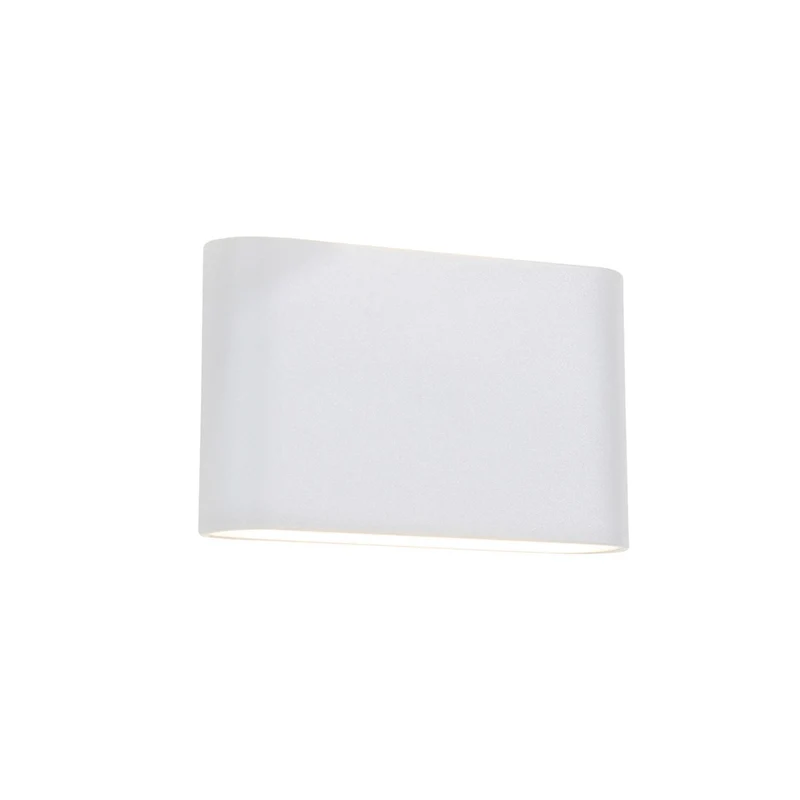Soho LED Außenwandleuchte Rechteckig 3000K Up & Down Weiß IP54