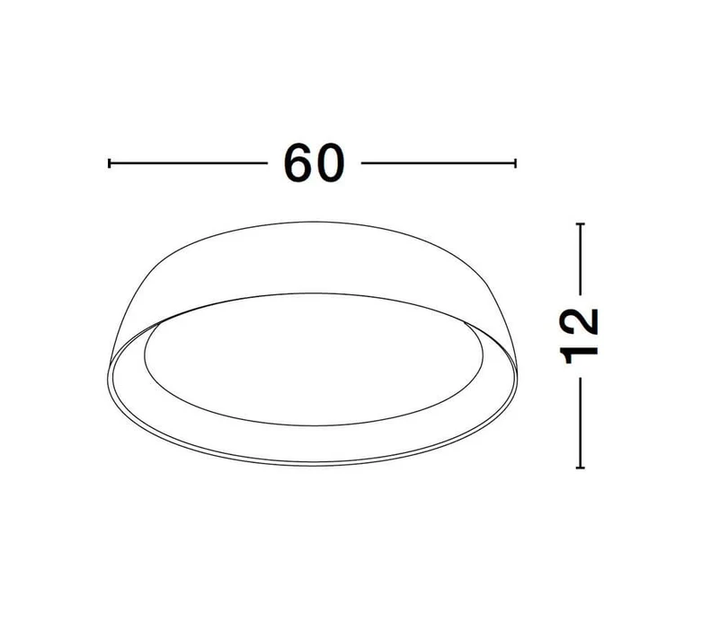 Sigi Deckenleuchte Ø 60cm 3000K
