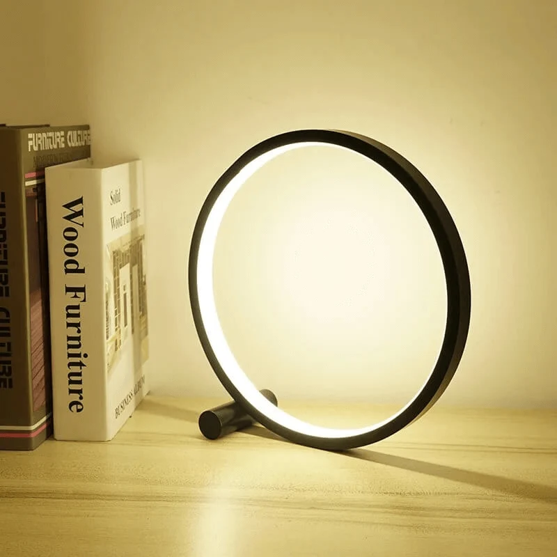 Prspctive Halo Minimalist Table Lamp With Touch Control