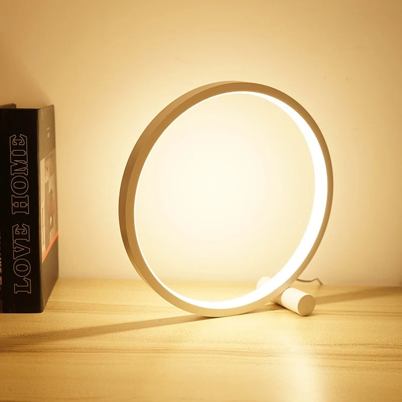 Prspctive Halo Minimalist Table Lamp With Touch Control