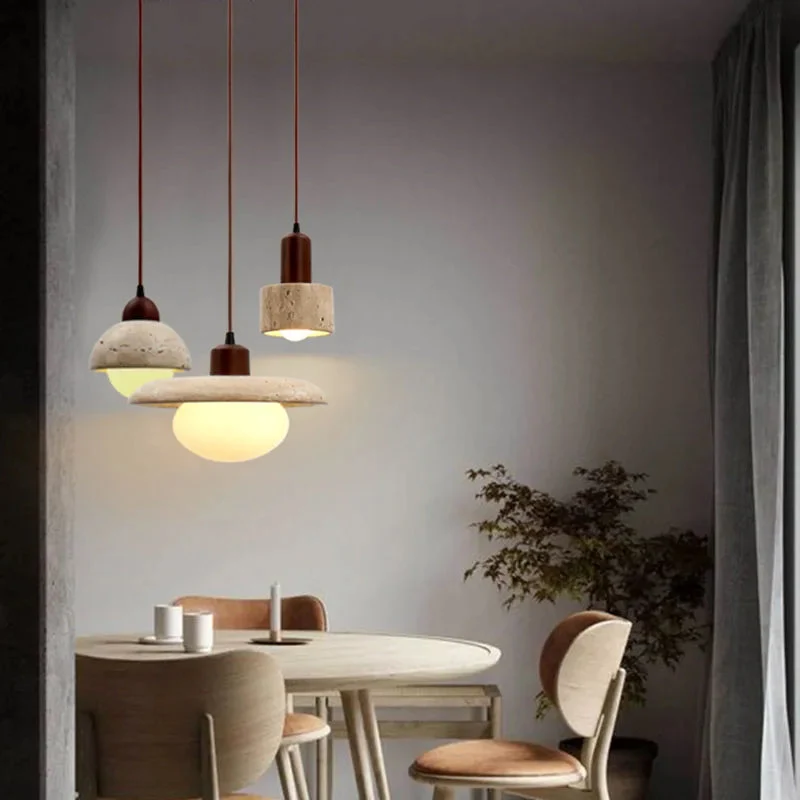 Kirenno Pendant Light With Modern Wabi Sabi Rustic Design