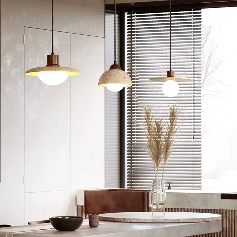 Kirenno Pendant Light With Modern Wabi Sabi Rustic Design