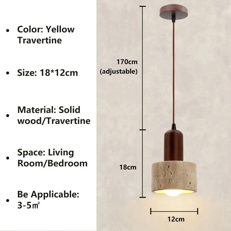 Kirenno Pendant Light With Modern Wabi Sabi Rustic Design