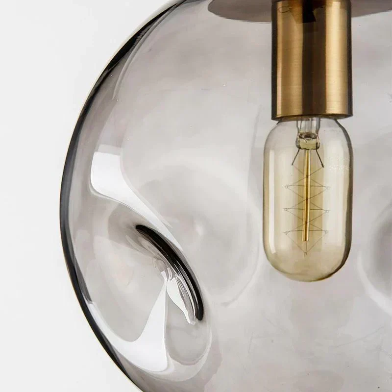 Euroselle Serene Glass Pendant Ceiling Light With Minimalist Silhouette
