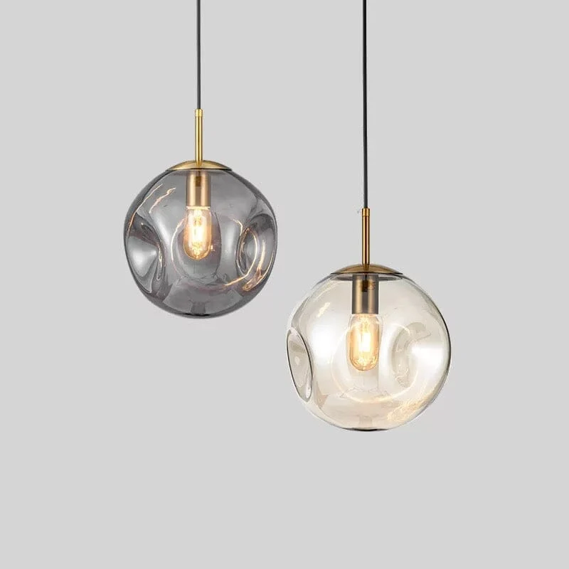 Euroselle Serene Glass Pendant Ceiling Light With Minimalist Silhouette
