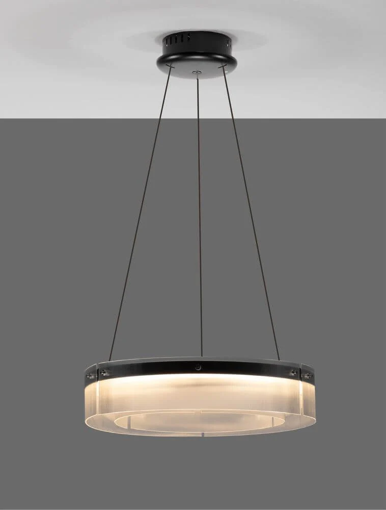 Pauline LED Pendelleuchte 3000K Schwarz