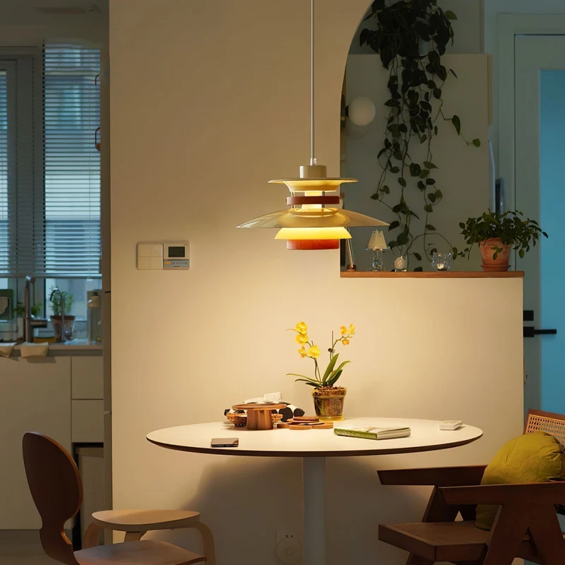 Arleston LED Pendant Light With Metal And Wood Accents By Euroselle