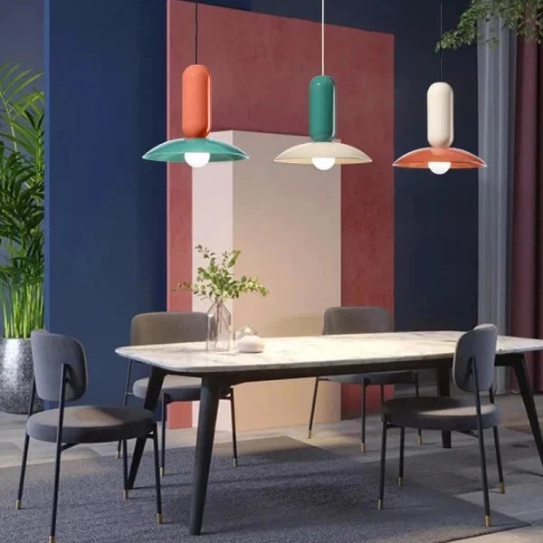 Liora Macaron Frisbee Pendant Light E27 For Kitchen Euroselle