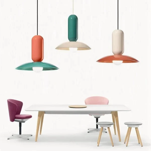 Liora Macaron Frisbee Pendant Light E27 For Kitchen Euroselle