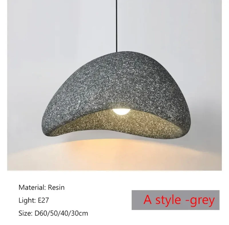 Euroselle Speckled Wabi Lights Lamp Polystyrene Resin Warm Glow