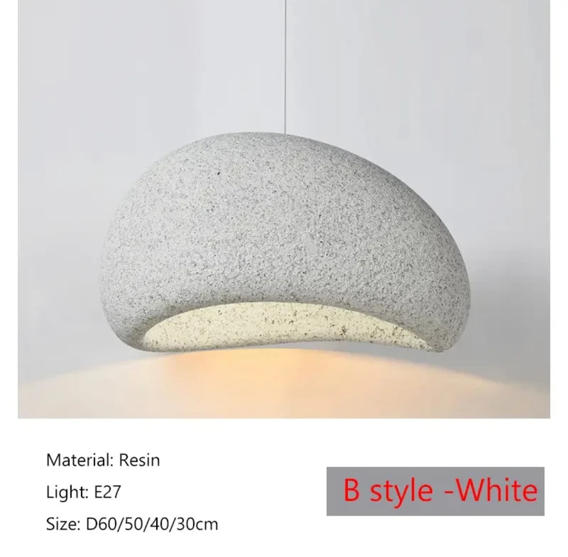 Euroselle Speckled Wabi Lights Lamp Polystyrene Resin Warm Glow