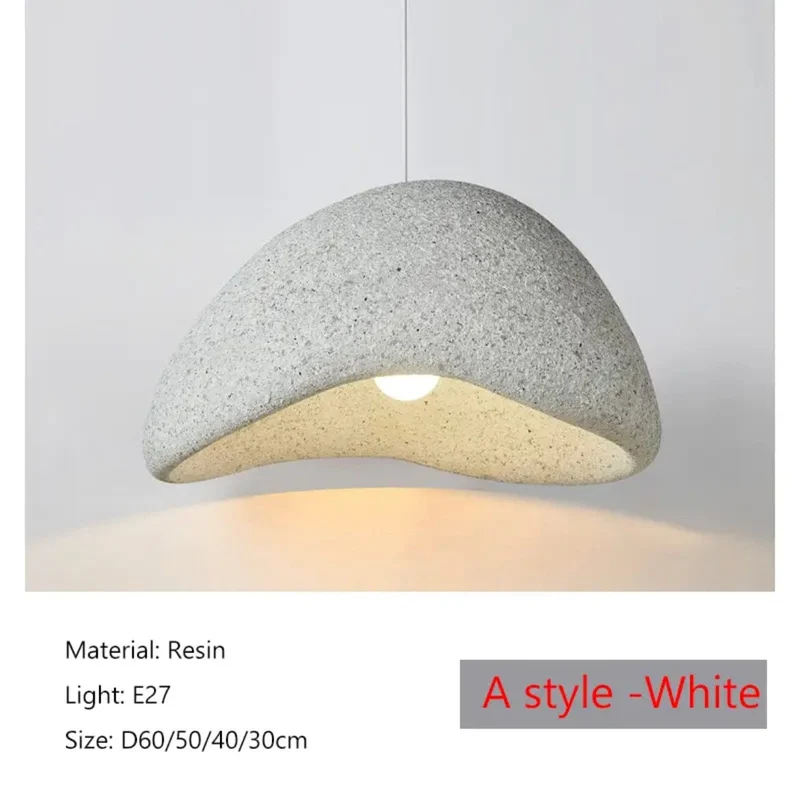 Euroselle Speckled Wabi Lights Lamp Polystyrene Resin Warm Glow