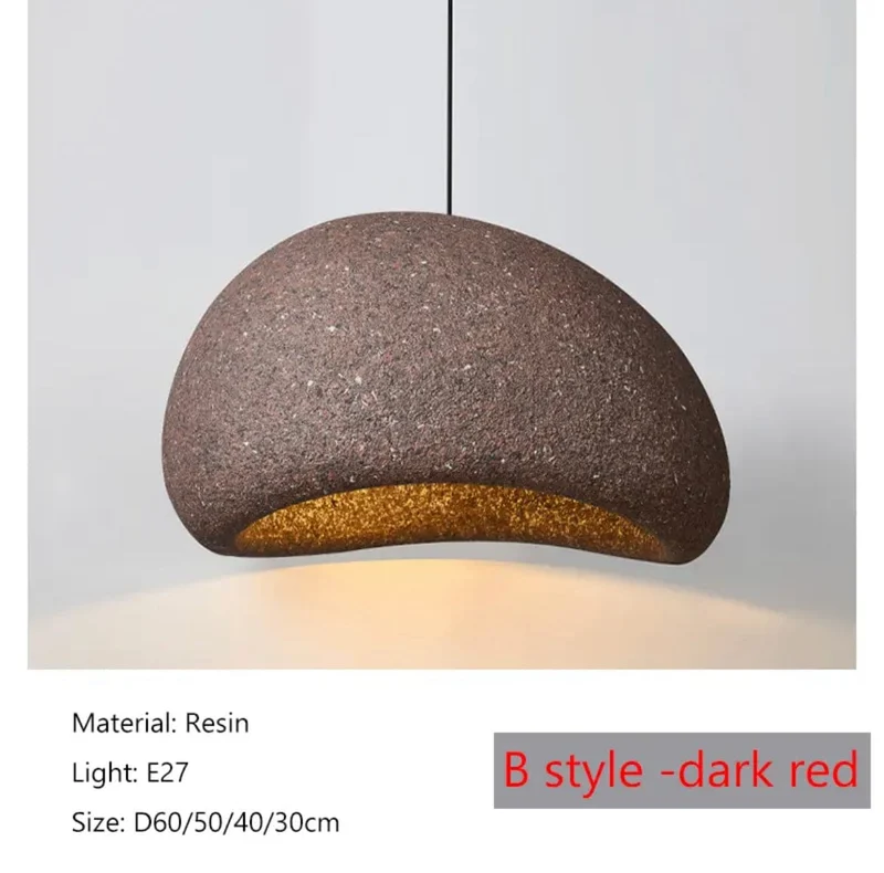 Euroselle Speckled Wabi Lights Lamp Polystyrene Resin Warm Glow