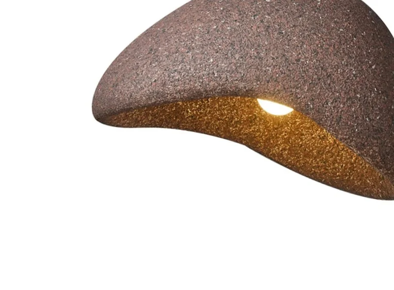 Euroselle Speckled Wabi Lights Lamp Polystyrene Resin Warm Glow