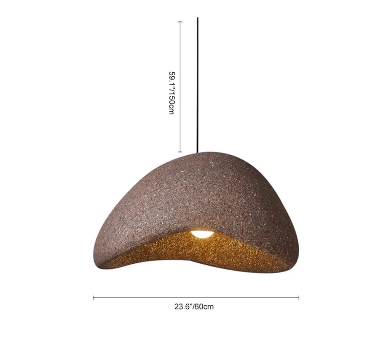 Euroselle Speckled Wabi Lights Lamp Polystyrene Resin Warm Glow
