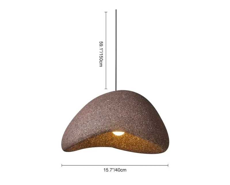 Euroselle Speckled Wabi Lights Lamp Polystyrene Resin Warm Glow