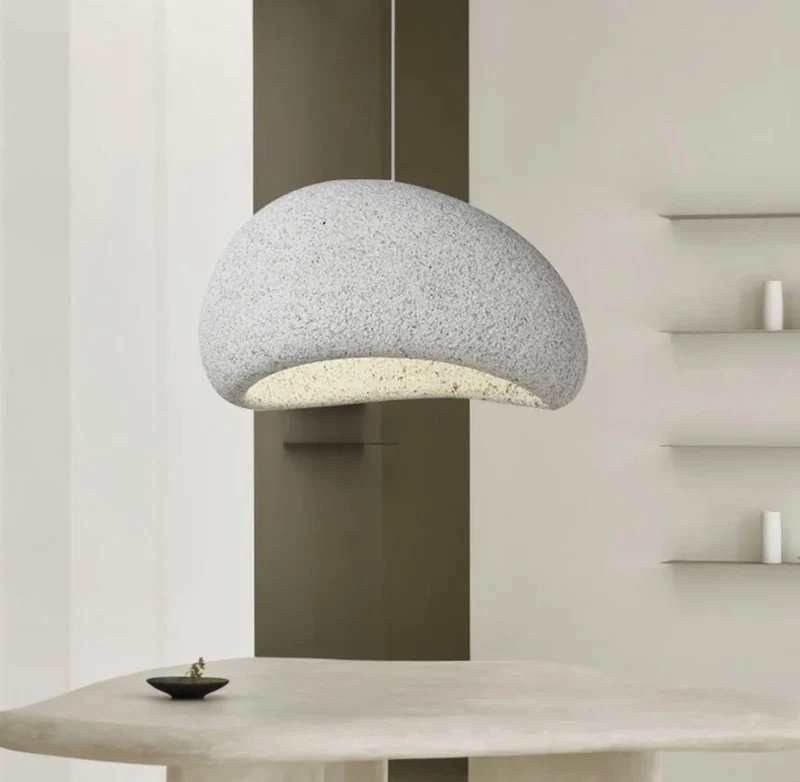 Euroselle Speckled Wabi Lights Lamp Polystyrene Resin Warm Glow