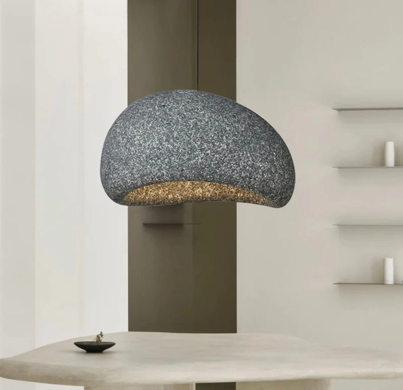 Euroselle Speckled Wabi Lights Lamp Polystyrene Resin Warm Glow
