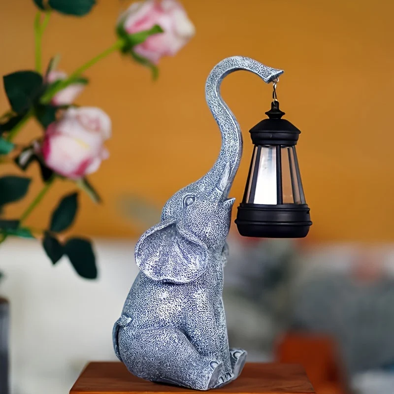 Gentle Elephant Lamp Euroselle Outdoor Garden Lighting