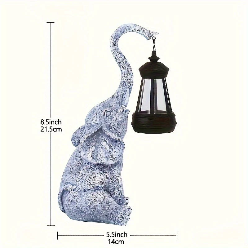 Gentle Elephant Lamp Euroselle Outdoor Garden Lighting