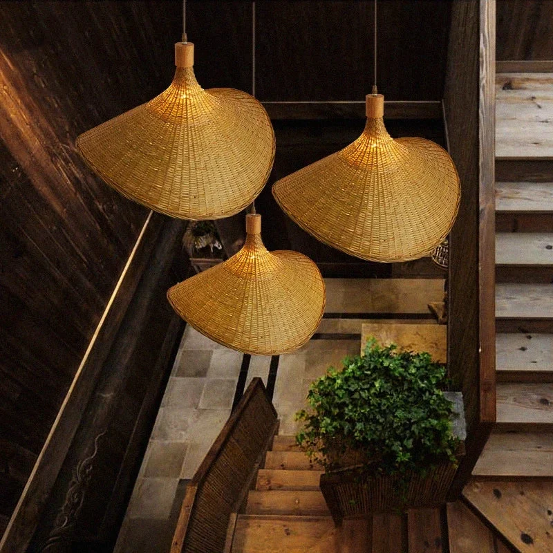 SylvaLoom Boho Bamboo Pendant Lamp Handmade And Sustainable Euroselle