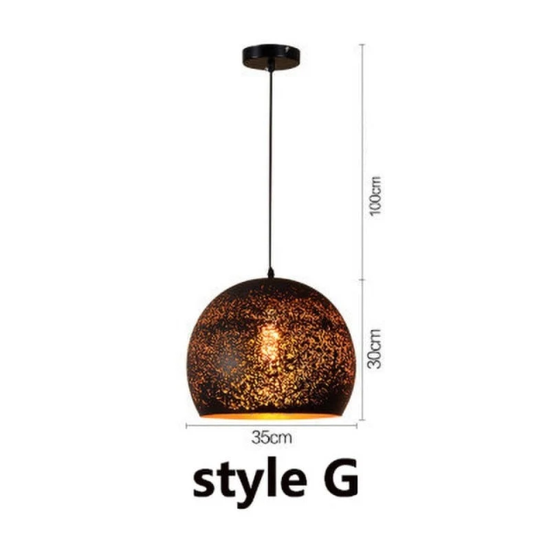 Euroselle Industrial Starry Warm Pendant Lamp Fixture