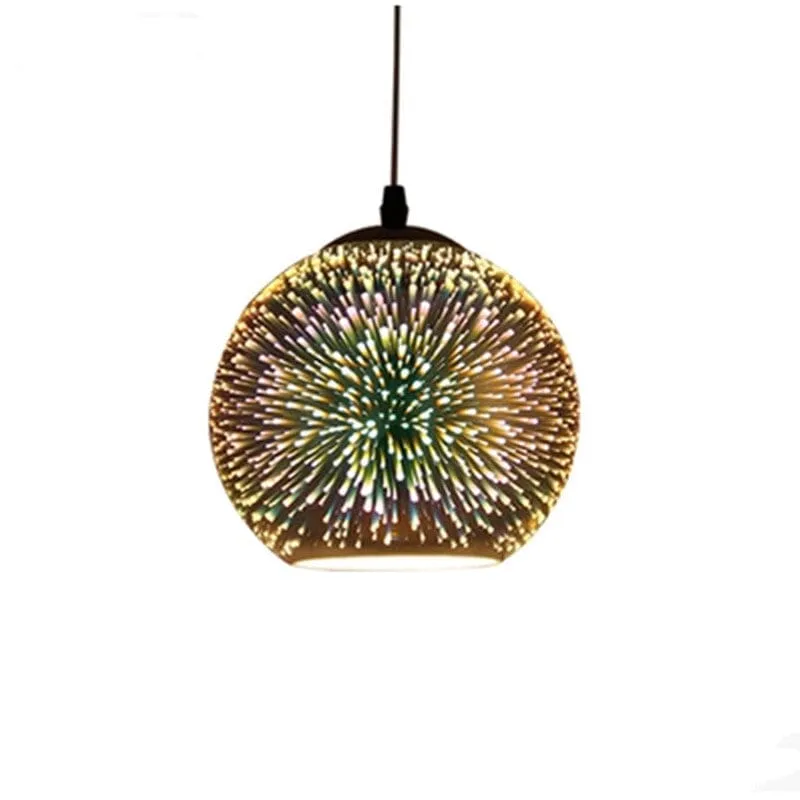 Twilight Pendant Light By Euroselle Starry Eco-Friendly Glass Stone