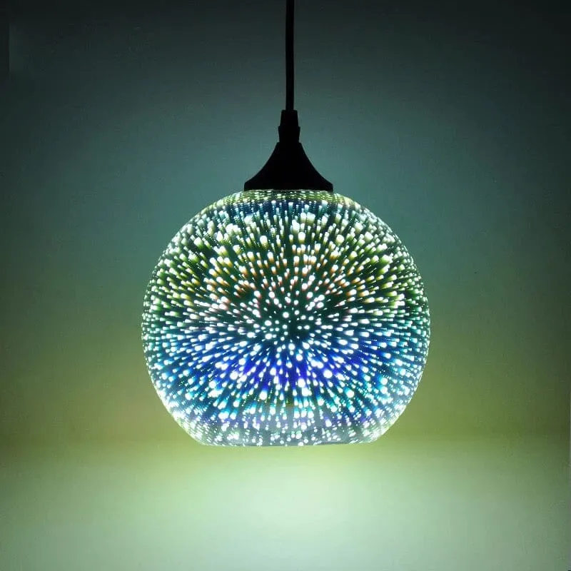Twilight Pendant Light By Euroselle Starry Eco-Friendly Glass Stone