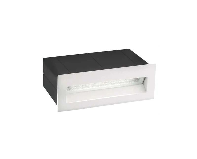 Krypton LED Außenwandeinbauleuchte 13,5 cm Lichtauslass Hor. Slot IP54