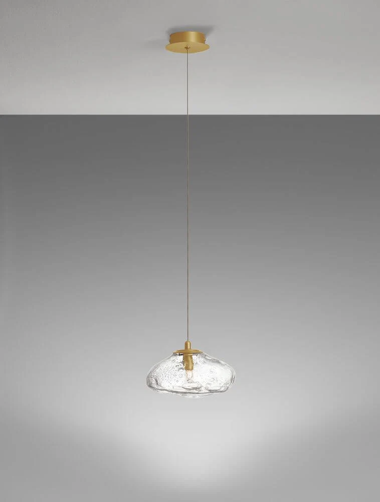 King Pendelleuchte G9 Gold, Transparent