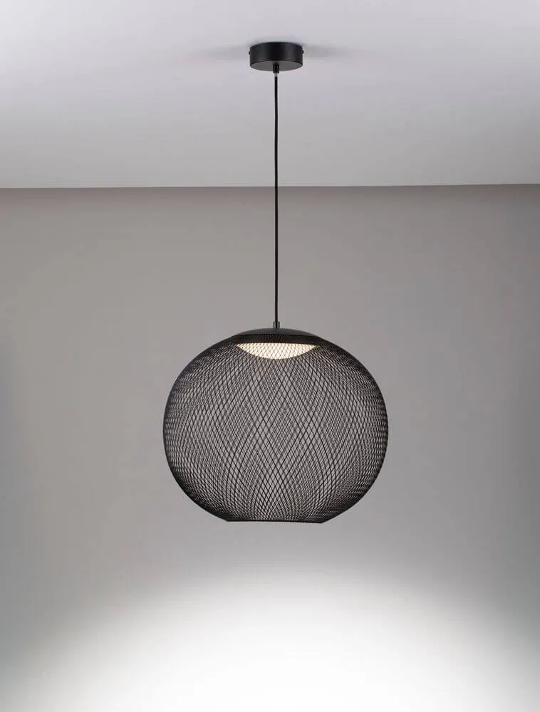 Kinetic LED Pendelleuchte 3000K Schwarz