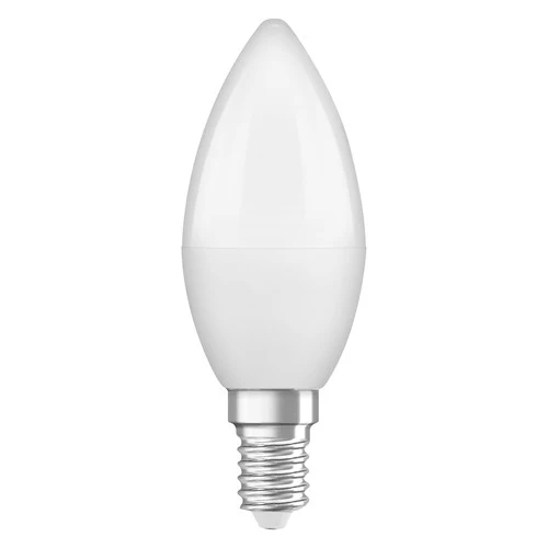 OSRAM LED Base LED Lampe Kerzenform matt (ex 40W) 5,5W / 2700K Warmweiß E14 4er Pack