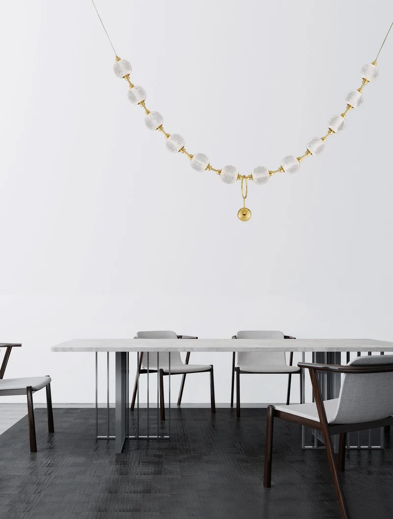 Brillante LED Pendelleuchte 12-flammig 3200K