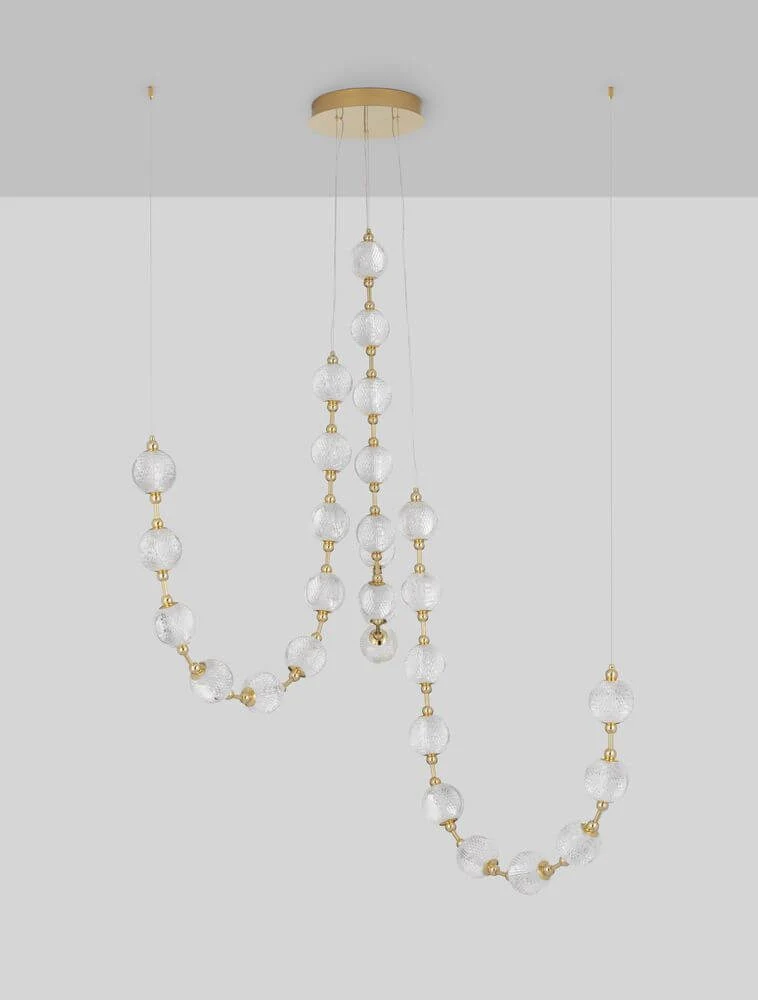 Brillante LED Pendelleuchte 30-flammig Ø 147cm 3200K