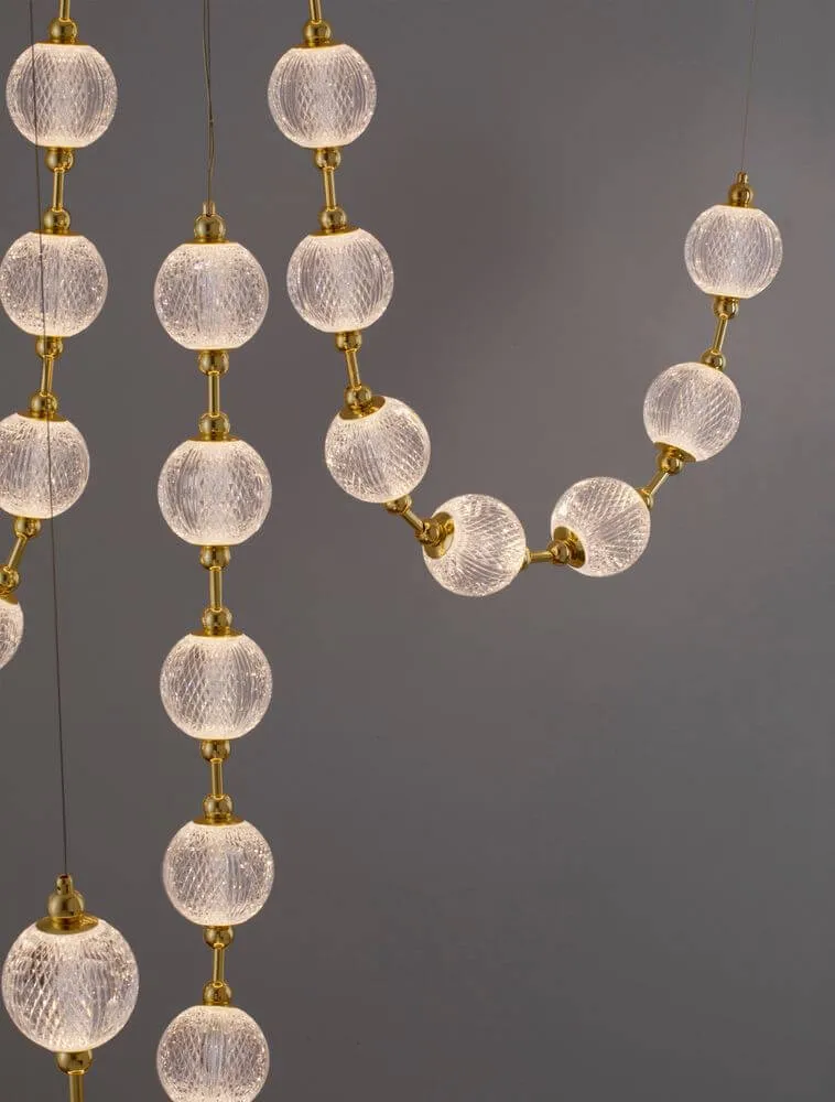 Brillante LED Pendelleuchte 30-flammig Ø 147cm 3200K