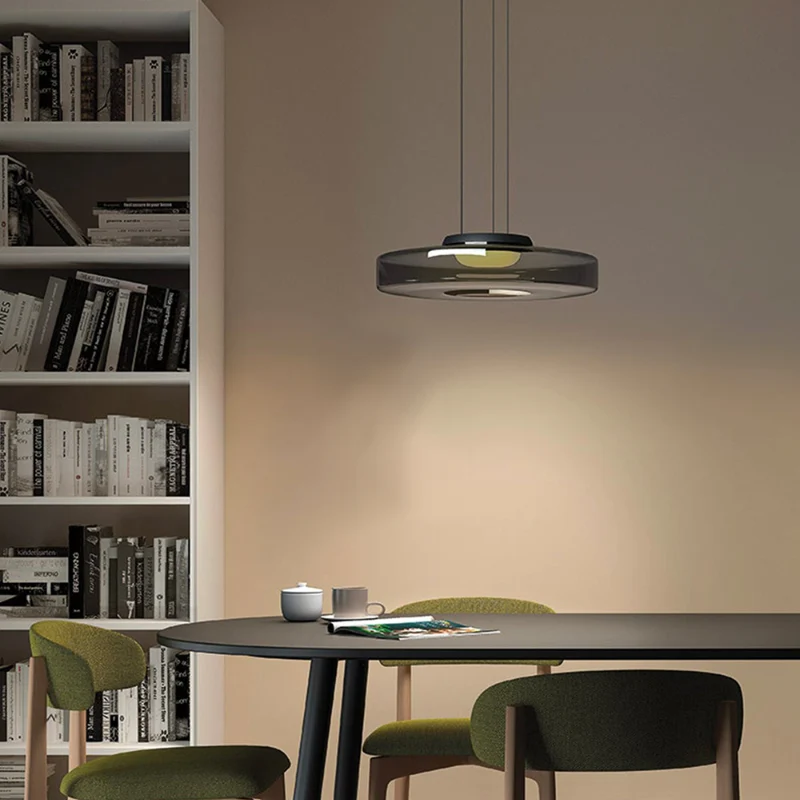 Lumineo LED Glass Pendant Light For Kitchen Island By Euroselle