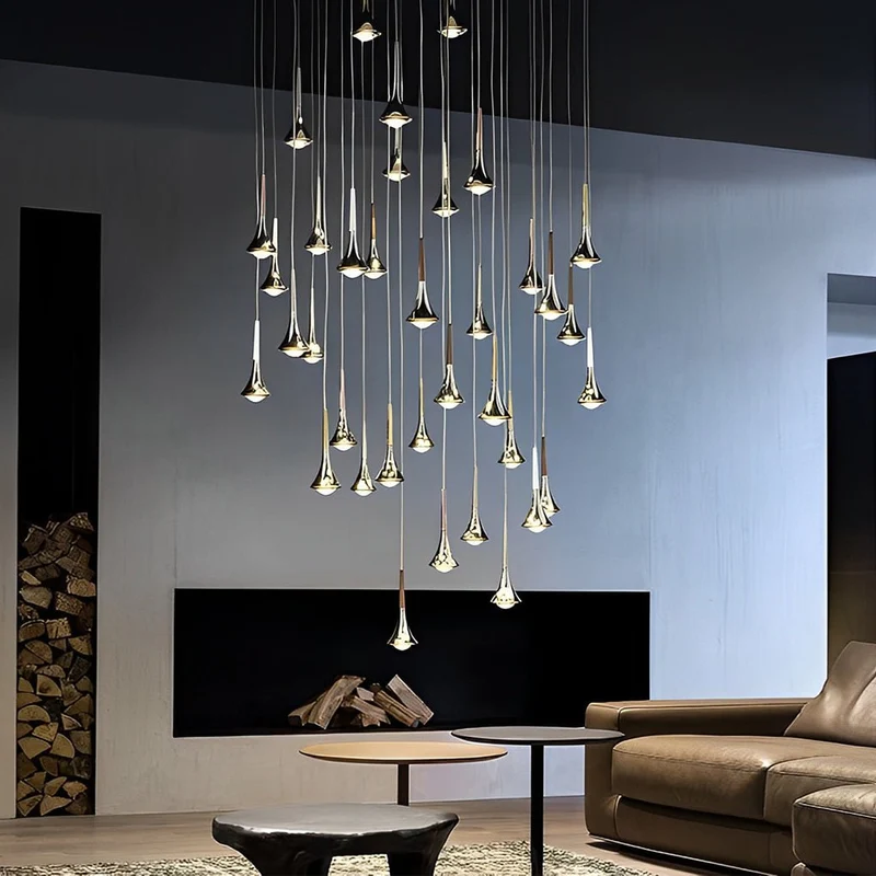 LumaNord Nordic Drop Pendant Light, Scandinavian Style, Euroselle