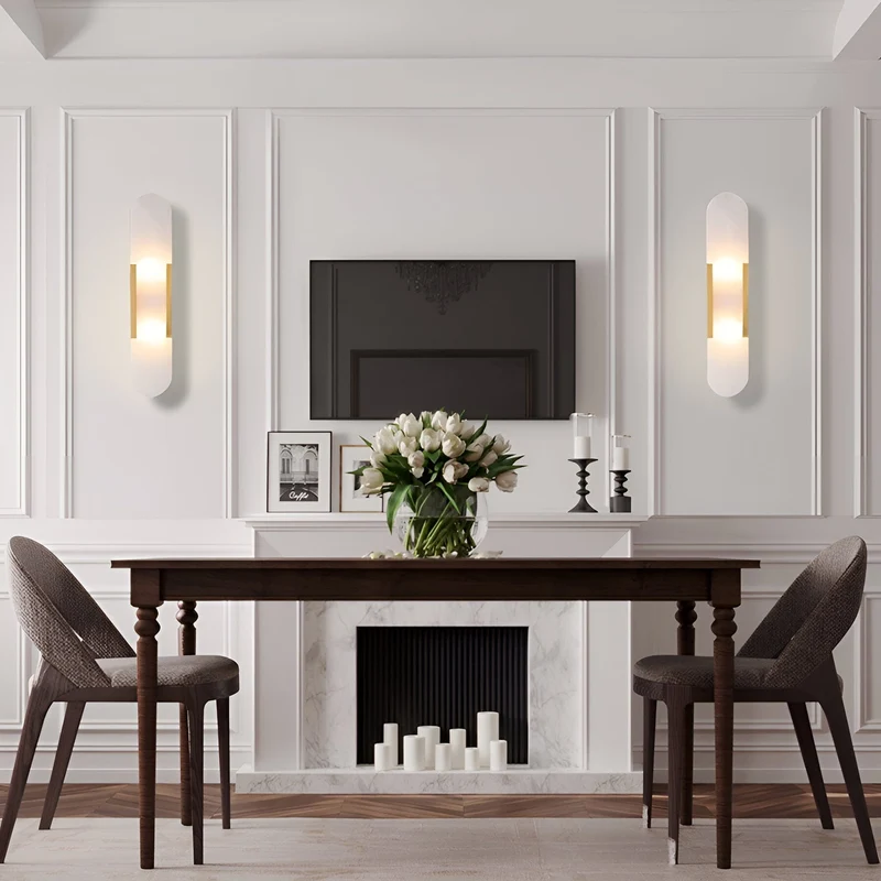 Euroselle Royal Marble Wall Lamp Inspired By Roman Empire Design