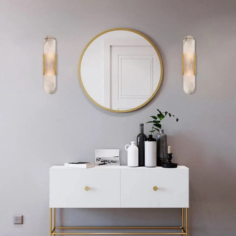 Euroselle Royal Marble Wall Lamp Inspired By Roman Empire Design