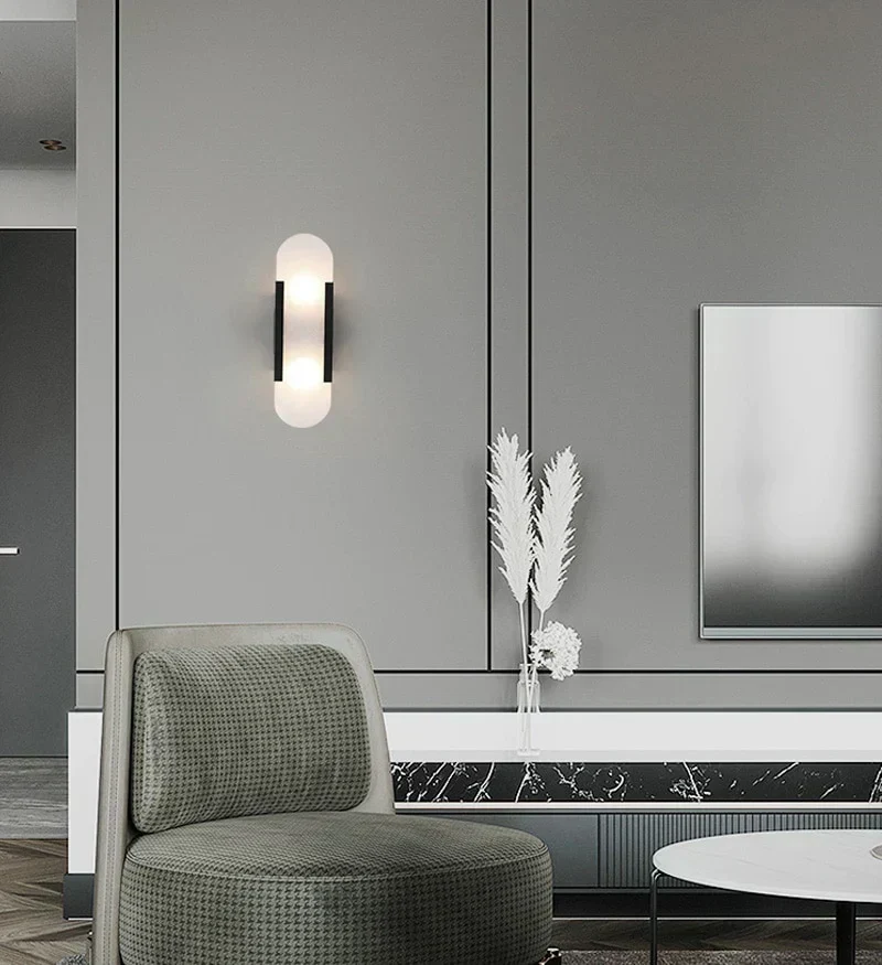 Euroselle Royal Marble Wall Lamp Inspired By Roman Empire Design