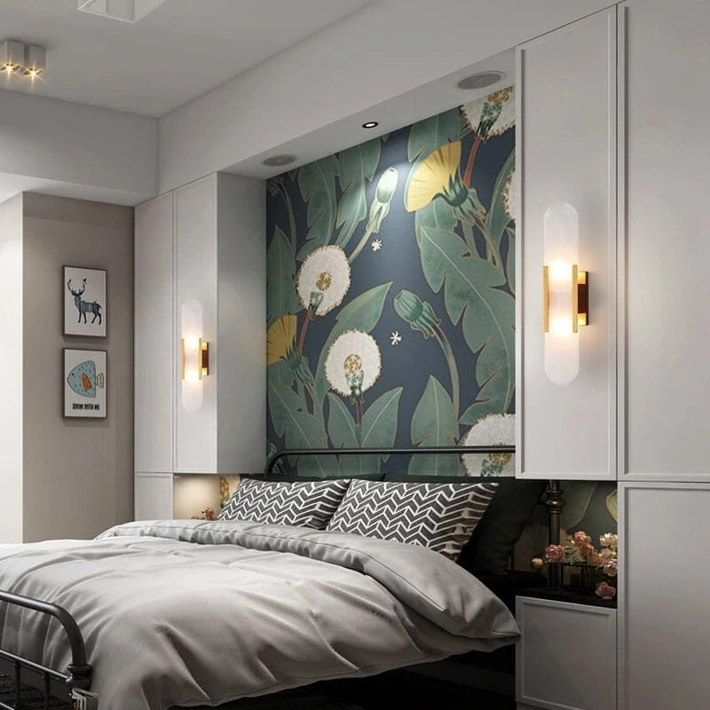 Euroselle Royal Marble Wall Lamp Inspired By Roman Empire Design