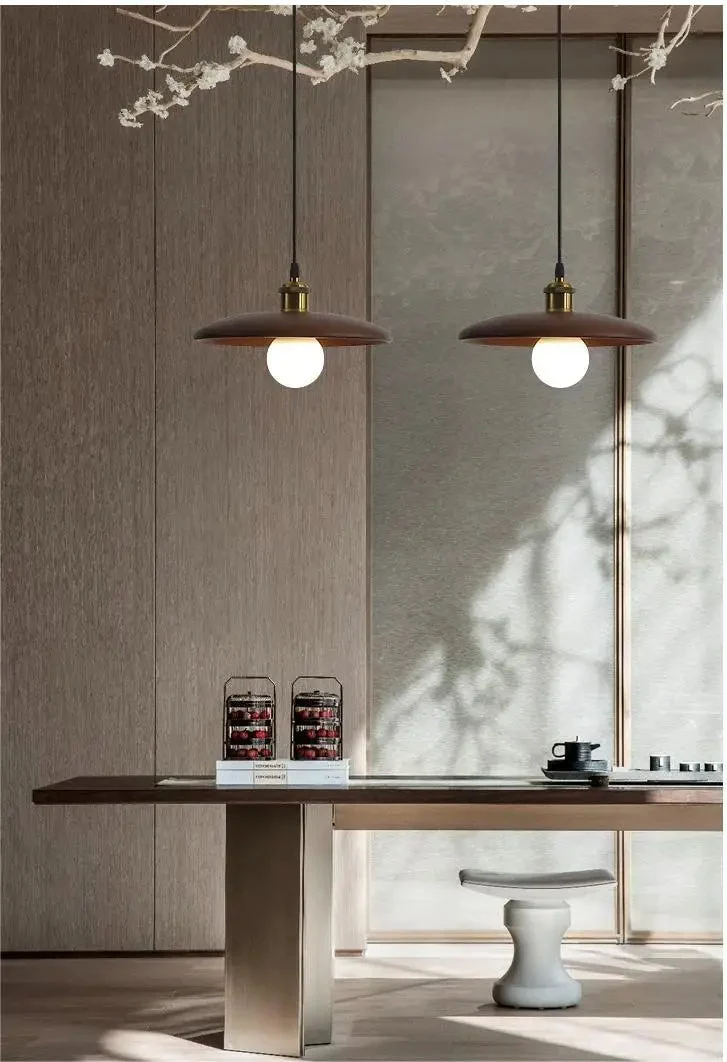 Dopwii Wooden Ceiling Pendant Lamp By Euroselle LED Light