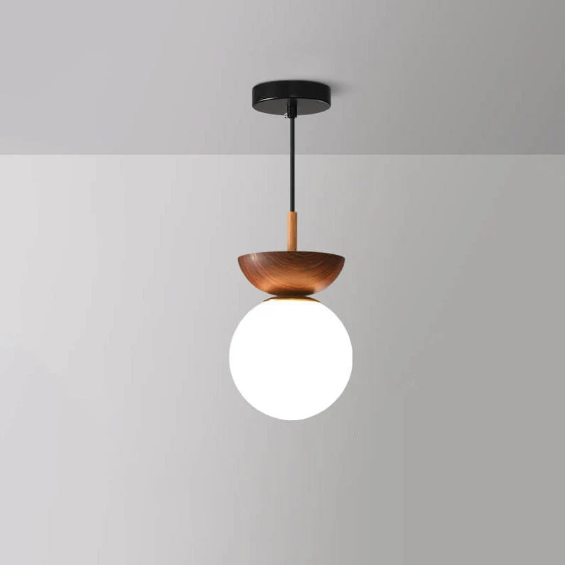 Kiyoto Log Pendant Light With LED, Adjustable Warm Ambience By Euroselle