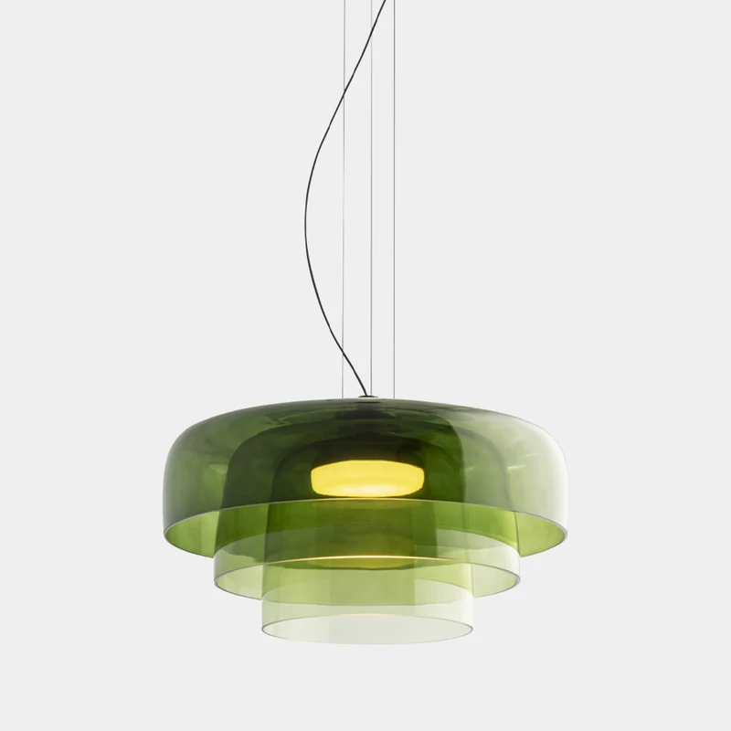 Euroselle Glass Ceiling Lamp With Medieval Charm And Modern Recessed Light