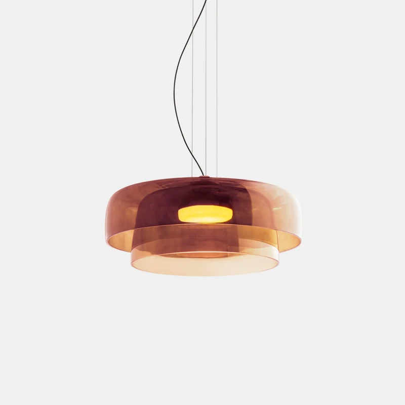 Euroselle Glass Ceiling Lamp With Medieval Charm And Modern Recessed Light