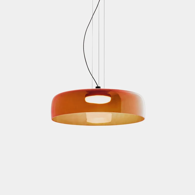 Euroselle Glass Ceiling Lamp With Medieval Charm And Modern Recessed Light