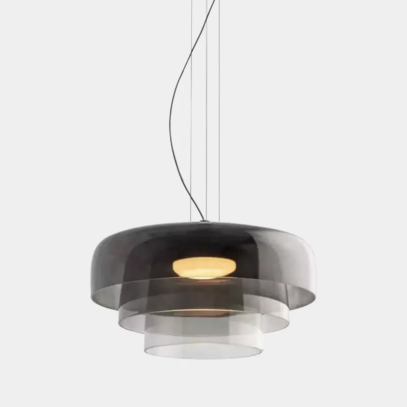 Euroselle Glass Ceiling Lamp With Medieval Charm And Modern Recessed Light