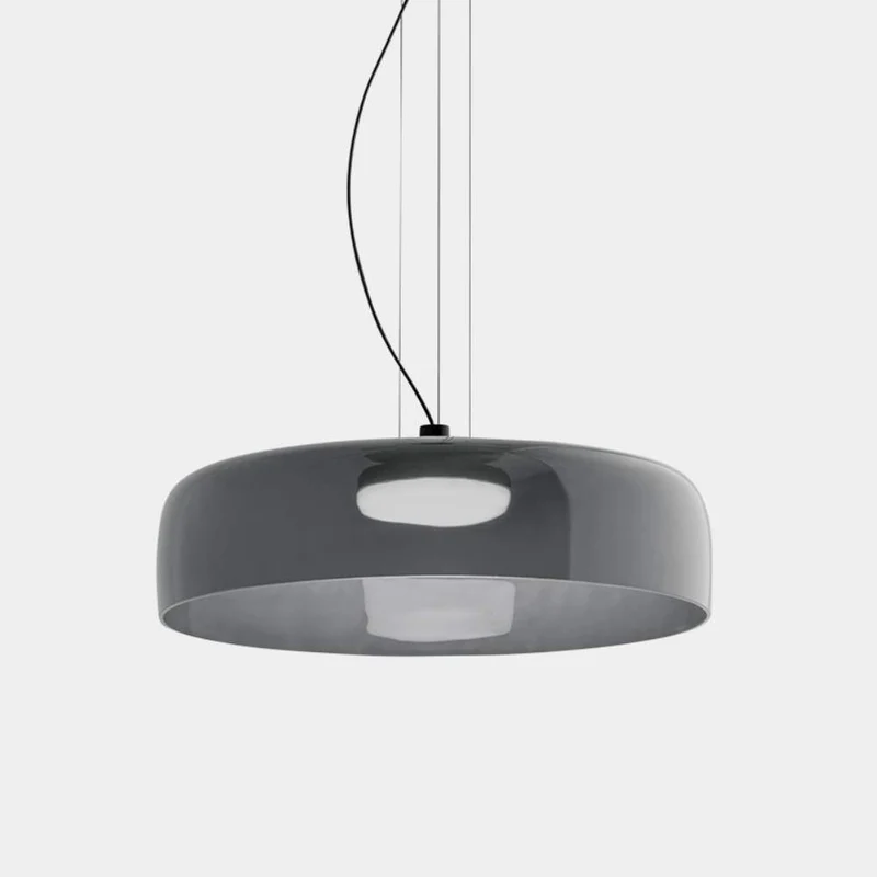 Euroselle Glass Ceiling Lamp With Medieval Charm And Modern Recessed Light