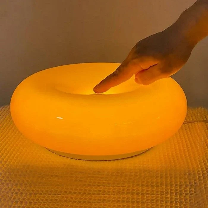Bauhaus Donut Wall Light and Table Lamp by Euroselle