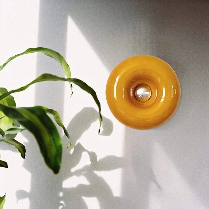 Bauhaus Donut Wall Light and Table Lamp by Euroselle